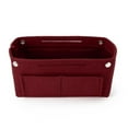 thumbnail image 1 of Felt Purse Organizer, Bag in Bag Organizer for Tote, Handbags FREE Eyeglass Pouch by Juniper's Secret (Burgundy), 1 of 4