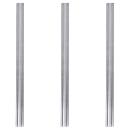 

6Pcs 10mm Clear Round Acrylic Bar PMMA Extruded Rod 12 inch Length