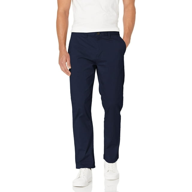 Pantalones chinos Tommy Hilfiger, estilo blazer azul marino de corte personalizado para hombre
