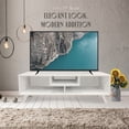 thumbnail image 4 of 47.5" Inch Media Console TV Unit, White Color with Display Storages, Home and Office Use, 4 of 5