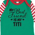 thumbnail image 4 of Inktastic My Best Friend is My Titi with Hearts Boys or Girls Long Sleeve Baby Bodysuit, 4 of 5