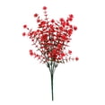 thumbnail image 2 of MMJ Artificial Flower Ornament Silk Plant for Living Room Tabletop Office Decoration 13.8x5.9in, 2 of 6