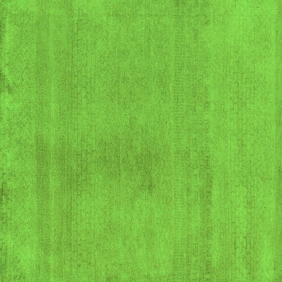 Ahgly Company Indoor Square Oriental Green Modern Area Rugs, 6' Square