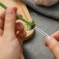 thumbnail image 3 of relayinert Stainless Steel Plum Onion Cutter Vegetable Grater Shredder Slicer Cutter Kitchen Tools for Onion Vegetable Fruits, 3 of 5
