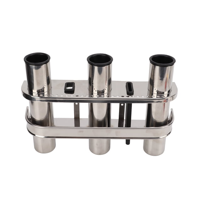 Soporte para caña de pescar accesorios de herramientas de acero inoxidable soporte para caña de pescar de metal almacenamiento portátil para camión yate marino barco para ANGGREK Otros