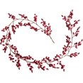 thumbnail image 2 of 5.9 FT Christmas Red Berry Garland, Artificial Red and Burgundy Berry Christmas Garland for Indoor Outdoor Home Fireplace Decoration for Winter Holiday New Year Decor (Burgundy), 2 of 17