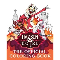 Hazbin Hotel: The Official Coloring Book, (Paperback)