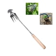 thumbnail image 1 of Herramienta extractora de malas hierbas, herramienta para tirar de malas hierbas de jardín, herramienta portátil para desmalezador de jardín para horticultura, granja de patio trasero (mango, 1 of 5
