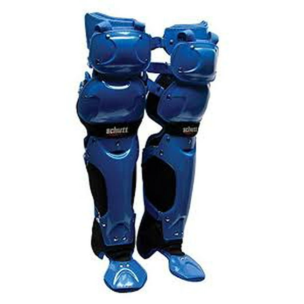 New Schutt Leg Guards S3.2 14" Blue Multi Flex Baseball Catchers