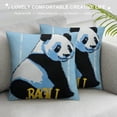 thumbnail image 3 of ONETECH Who Loves Pandas Panda Bear Throw Pillow Cover , Panda Bear Lover Gifts for Home Room Bed Sofa Bedroom Decorations Decor, 3 of 5