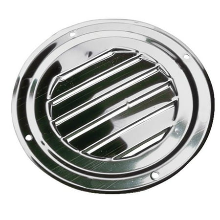 

5 in. Stainless Steel Round Louvered Vent