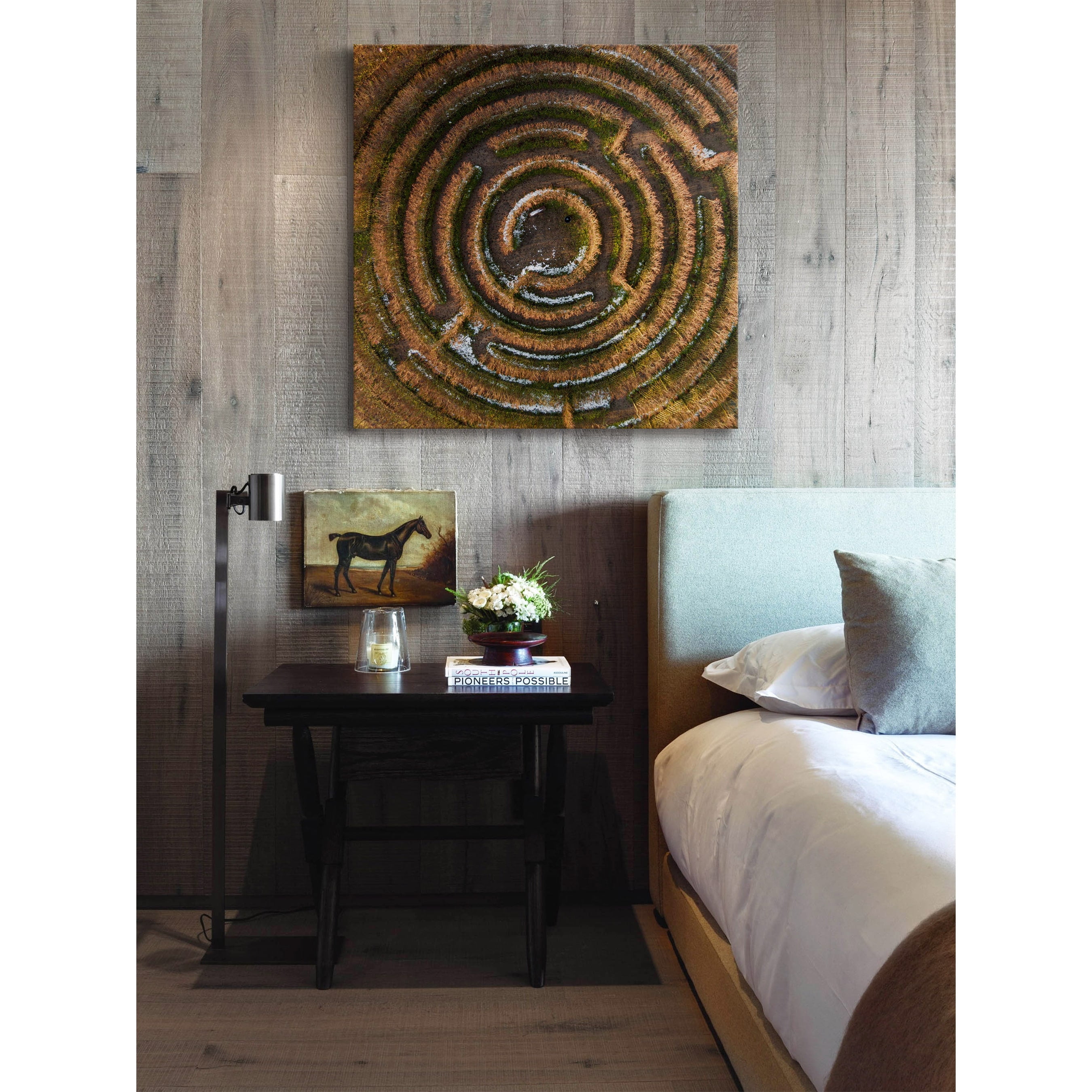 Marmont Hill "Crop Circle" by Karolis Janulis Painting Print on Wrapped Canvas