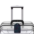 thumbnail image 5 of Disketp 2 Pcs Luggage Tag For Suitcase,Boho Leather Baggage Tag With Stainless Steel Loop Privacy Cover For Women Men Girls, 5 of 5
