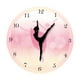 thumbnail image 2 of Reloj de pared de chica de 12 pulgadas, arte de pared, Material acrílico, silencioso, sin tic-tac, para decoración del hogar, oficina, regalo, 2 of 9