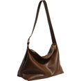 thumbnail image 3 of Bolso de hombro de moda de otoño e invierno, bolso grande, bolso suave, plegable, estilo simple, bolso cruzado de gran capacidad para mujer, 3 of 6