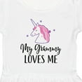 thumbnail image 4 of Inktastic Grammy Loves Me Unicorn Girls Girls Toddler Dress, 4 of 5