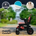 thumbnail image 5 of ComfyGO Electric Wheelchairs , 265 lbs Capacity, Up to 13 Miles Range, Lightweight Wheelchair for Seniors, Electric Wheelchair for Adults, Airline and Cruise Approved, 5 of 7