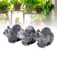 thumbnail image 3 of Resin Flower Pot Feet Strong Sturdy Design, Handmade Animal Statues Raisers, Support Indoor Outdoor Decor Improving Ventilation, Suitable for Home Office Living Room Bedroom, 3pcs, 3 of 7