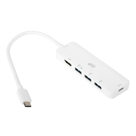 UPC: 0889028178928 | Monoprice 5-in-1 USB-C to 4K HDMI Display Adapter and USB Hub (4K@60Hz) Fast Charge 100W PD 3.0 Docking Station Dongle for MacBook Air Pro and More