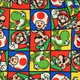 thumbnail image 5 of Super Mario Pajamas Men's Character Grid Lounge Sleep Shorts, 5 of 5