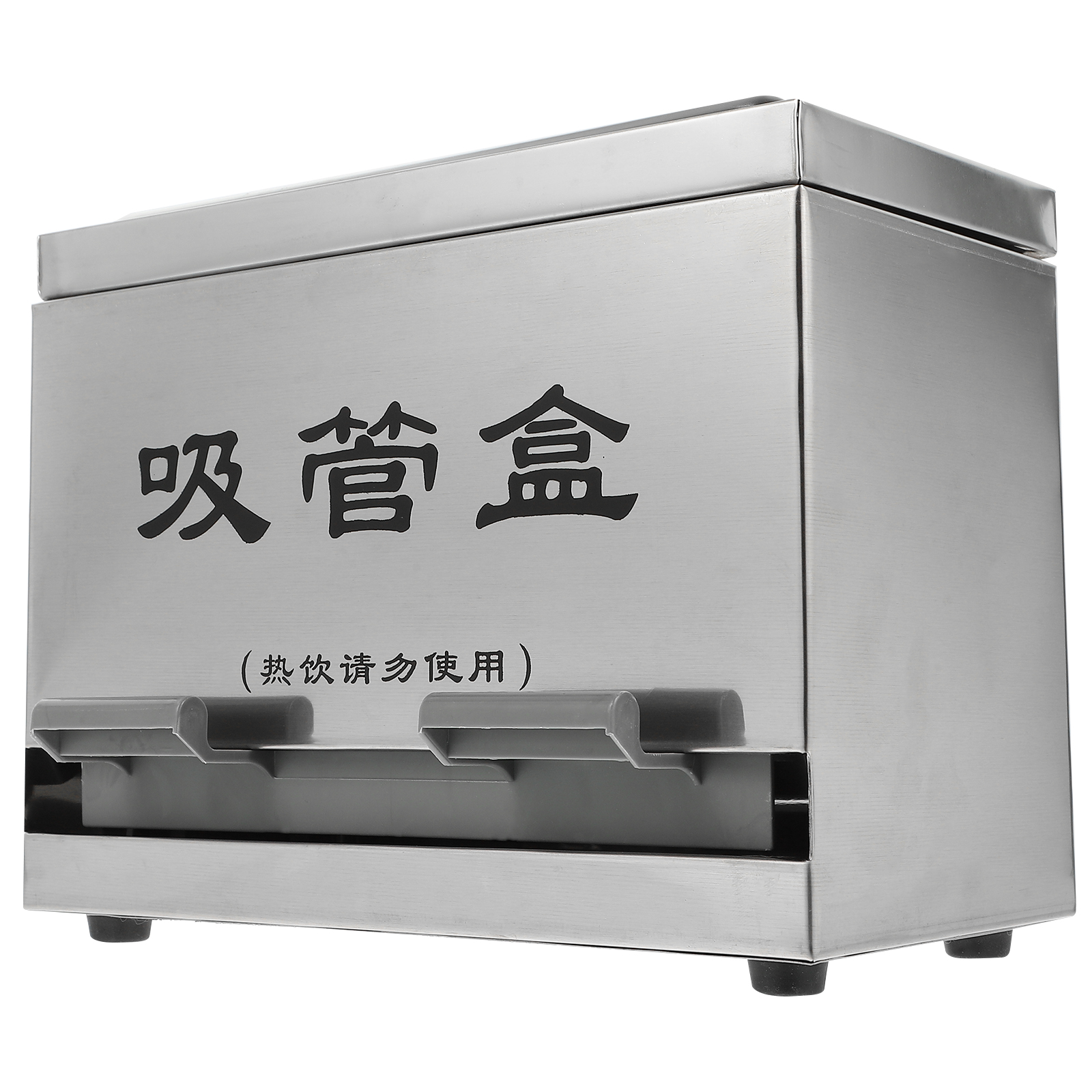 Pressing Type Straw Box Straw Storage Box Restaurant Straw Dispenser