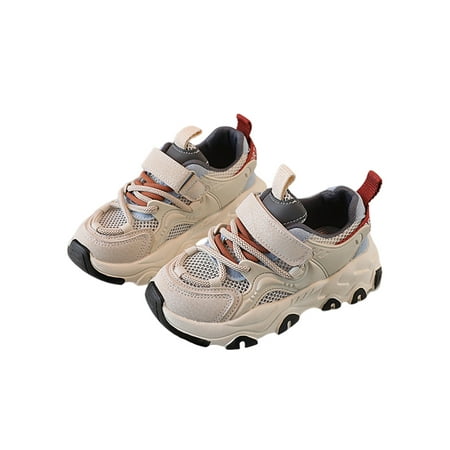 

Gomelly Kids Athletic Shoes Gym Running Shoe Mesh Sneakers Breathable Trainers Unisex Boys Girls Gray 1Y