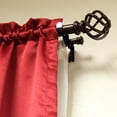 thumbnail image 4 of Lumino 1" and 5/8" Bronze Prima Cage Adjustable Double Curtain Rod Set, 42"-120", 4 of 5