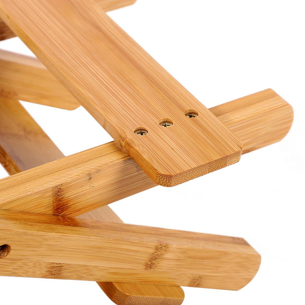 folding wooden stool