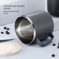 thumbnail image 4 of Office Home Leak-Proof with Cover With Handle Stainless Steel Vacuum Flask Milk Coffee Cup Insulated Water Cups GREY, 4 of 8