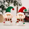 thumbnail image 2 of ShiningLove, adorno navideño, tarro de caramelo, tarro de caramelo, bolsa de regalo, árbol de Navidad, Ideas colgantes, regalos para el hogar, sombrero verde para niños, bolsa de regalo colgante Ormromra JQWJ394-3, 2 of 7