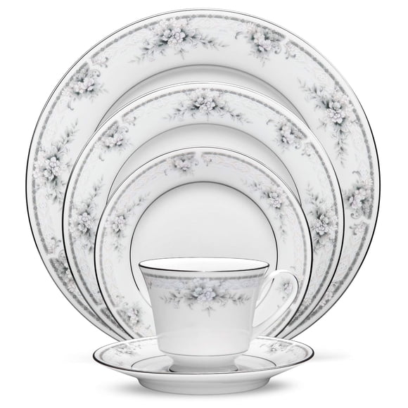 Noritake Sweet Leilani - Cubierto De 5 Piezas Blanco