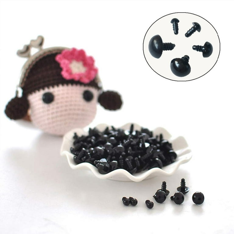 Plastic Safety Crochet Eyes Bulk with 100PCS Washers for Crochet Crafts  Plush Doll Toys Eyes Stuffed Animal Making Supplier 10MM 10MM 