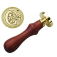 thumbnail image 1 of Dsscvnef Alphabet Initial Sealing Stamp Wax Letter Seal for Invitations Stationery Classic Design, 1 of 1