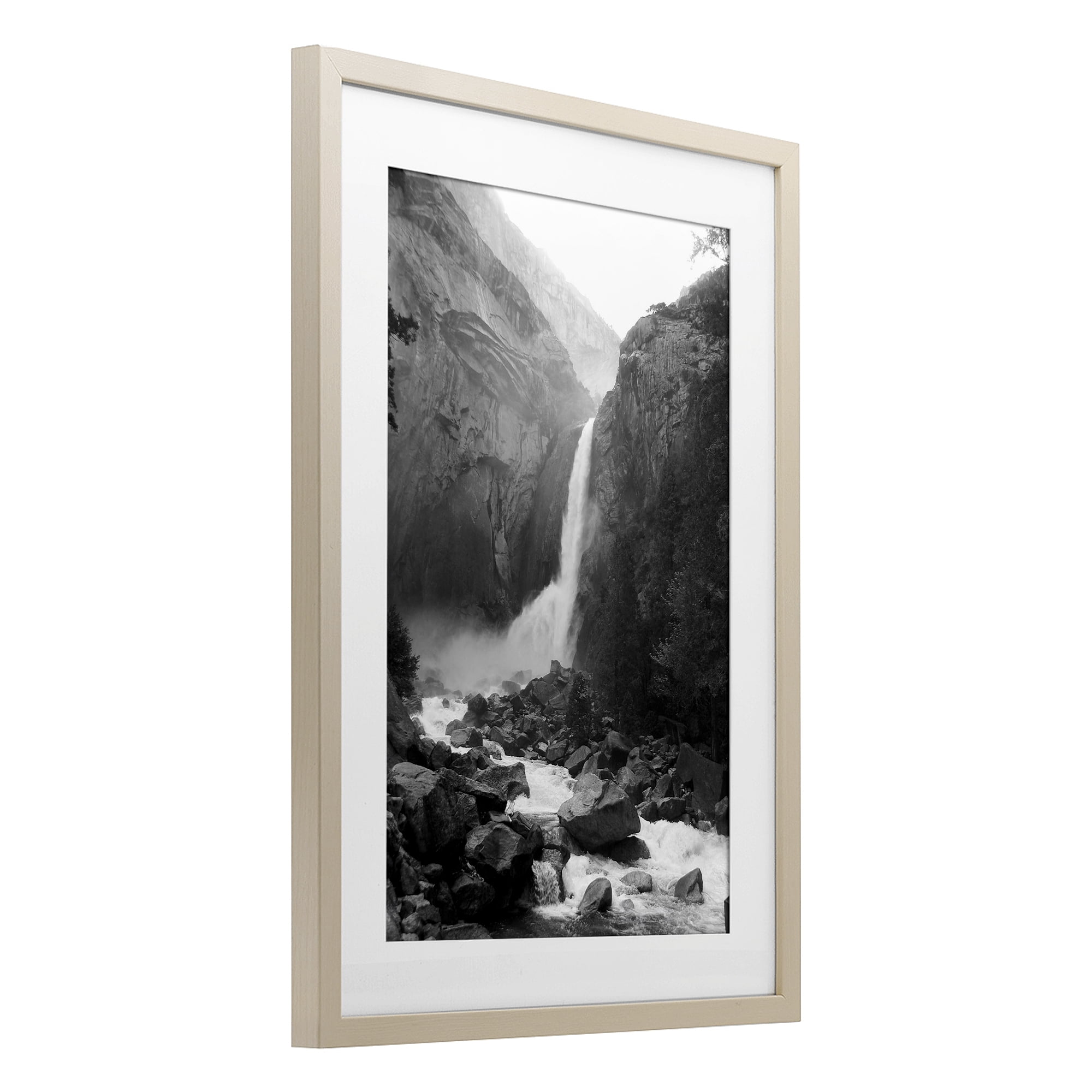 Stupell Industries Rocky Yosemite Falls Birch Framed Print Under Glass, design by Kim Curinga