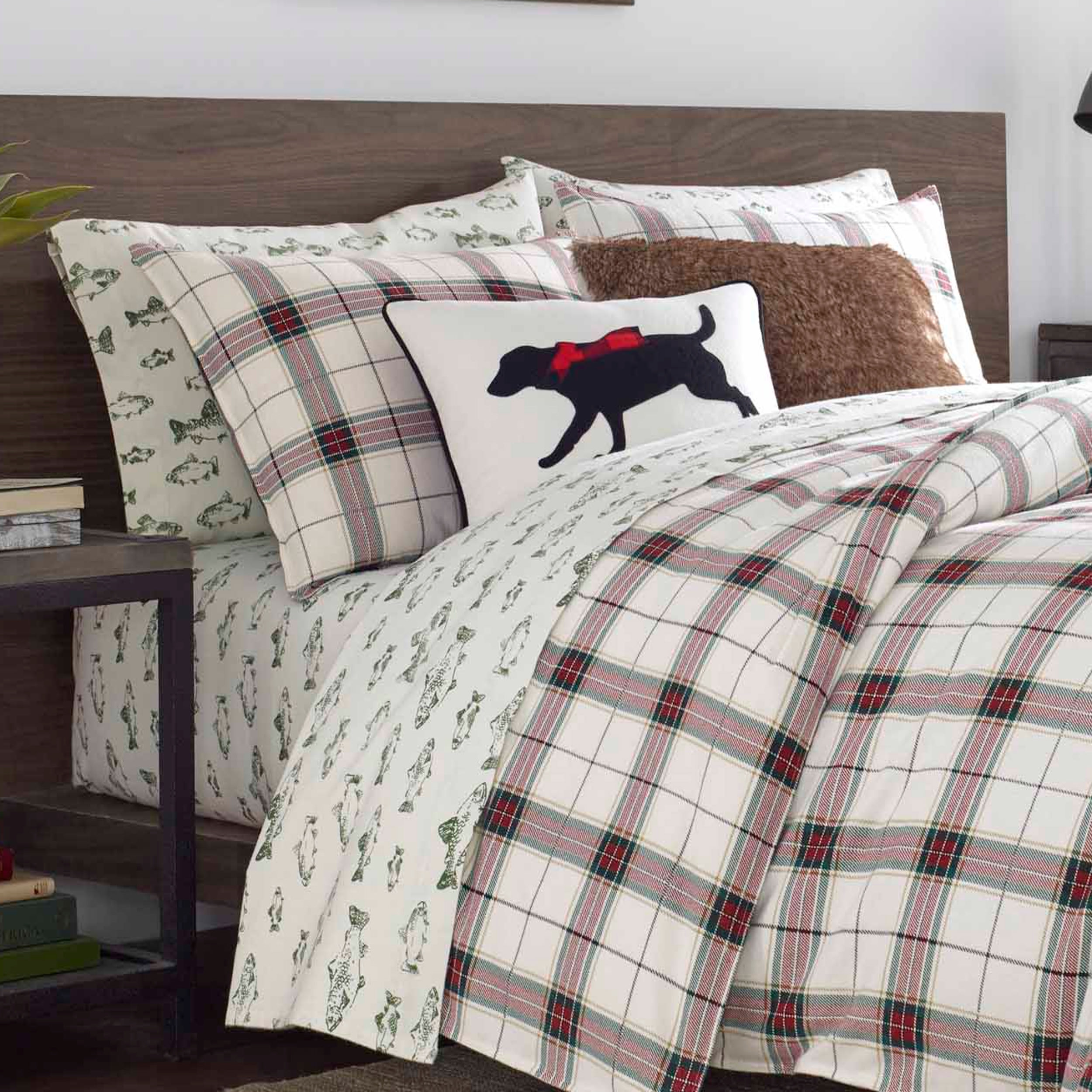 eddie bauer riverdale plaid comforter set