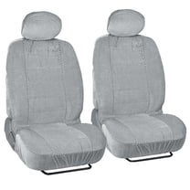 BDK Scottsdale Car Seat Covers, Premium Cloth Front Pair, 4pc, For Car/SUV