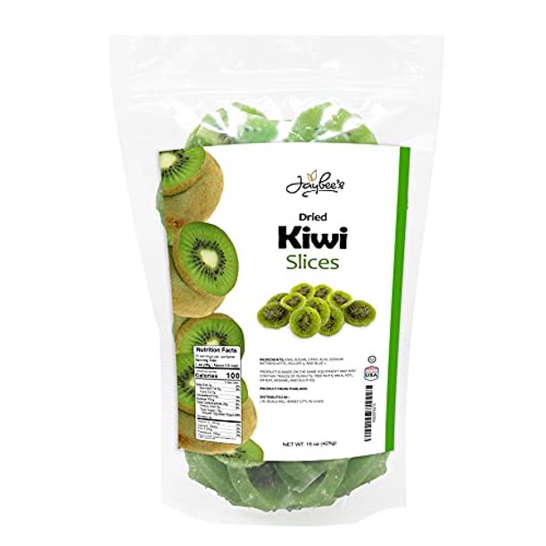 Jaybee's Nuts and Dried Fruits Kiwi Slices 15 oz Sweet Dehydrated