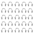 thumbnail image 1 of SUTENGDA 200Pcs Wire Guardian U-Shape Wire Thread Guard Copper Loops Protector DIY Jewelry Making Accessories, 1 of 8