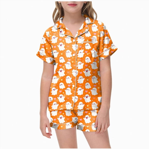 12-13 Years Teen Halloween Sports Two Piece Cape And Pants Set Halloween Pajamas Girls Pajamas