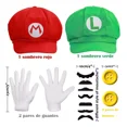thumbnail image 2 of Disfraz Super Mario Bross Y Luigi Superheroe Para Adulto Set, 2 of 7