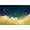 Canvas, variant on Art.com Vintage night sky with crescent moon and clouds Stretched Canvas Print Wall Art by David Schrader, 18" x 12"