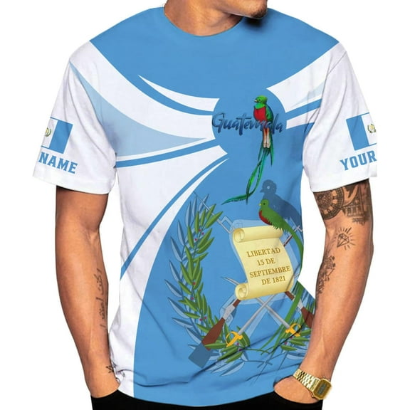 Personalized Guatemala Shirt Guatemala Camisas Guatemala Flag Shirts, Guatemalan Pride T-Shirt, Guatemala Tshirt (S)