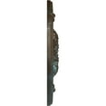 thumbnail image 4 of ekena millwork cm30flbbs flagstone ceiling medallion, 30" x 3-7/8" x 3-1/4", bronze blue patina, 4 of 6