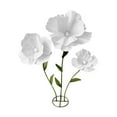 thumbnail image 1 of Flores gigantes de boda para decoración con base de pie Elegante arreglo floral para boda Blanco, 1 of 9