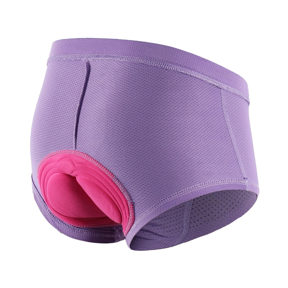 Women Bike Underwear 3D Gel Padded Bicycle Briefs MTB Cycling Biking