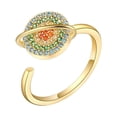 thumbnail image 1 of Anillos de flores ajustables para mujeres - Anillos de ansiedad apilables para aliviar el estrés, 1 of 8