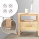 thumbnail image 1 of Ruedas de bola universales autoadhesivas | Paquete de 4 ruedas giratorias para cajas, contenedores y muebles en movimiento | Rotación de 360 grados, fácil instalación, plástico y acero inoxidable, 1 of 9