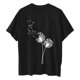thumbnail image 3 of Fiudx Ropa de Mujer Blusa Informal de Manga Corta con Estampado de Cuello Redondo para Mujer, 3 of 3