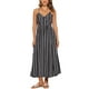 thumbnail image 1 of VESTIDO FLORAL DE TIRANTES DE ESPAGUETI FLUIDO Y FRUNCIDO PARA MUJER L Negro, 1 of 6