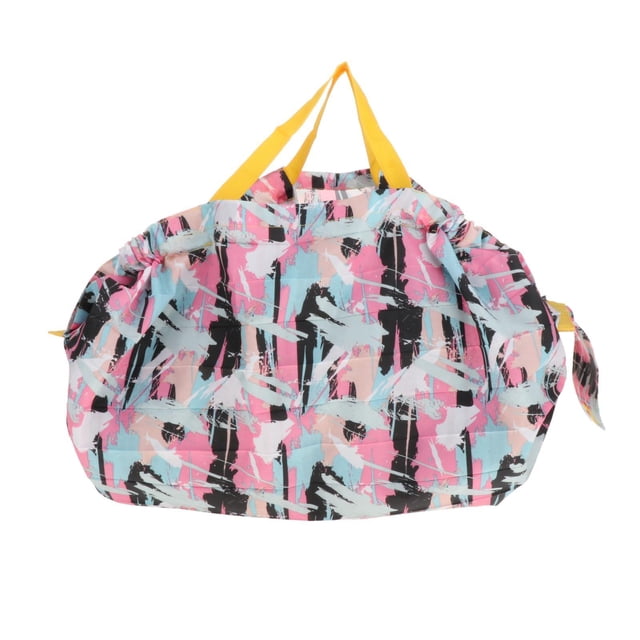 Bolsa de compras plegable reutilizable ecológica Zulema Rosado 53x48x38cm